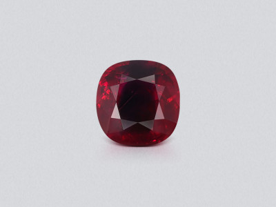 Unheated ruby Pigeon Blood cushion cut 2.12 carats, Burma photo