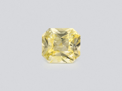 Unheated yellow sapphire in radiant cut  6.02 carats, Sri Lanka photo