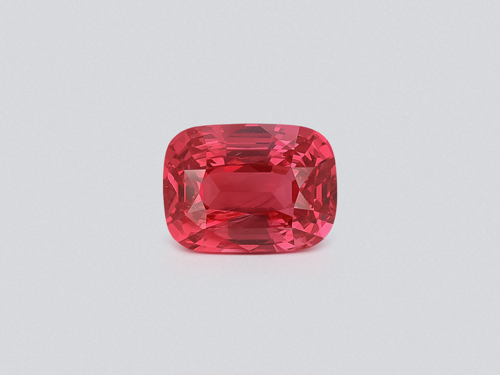 Spinel pinkish red cushion cut 2.04 carats, Tanzania Image №1
