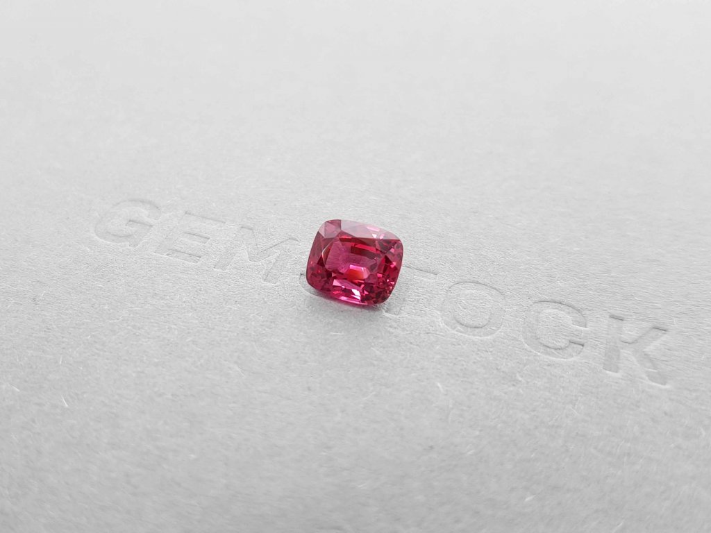 Burmese red spinel 2.30 ct, Mogok, GFCO Image №3