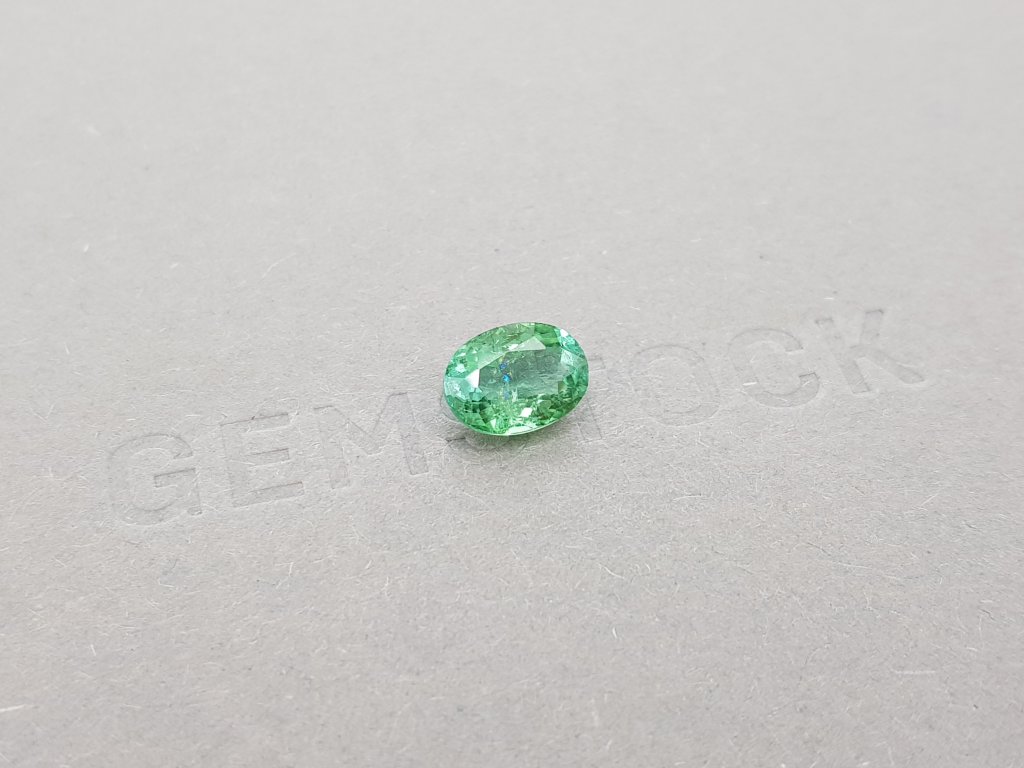 Mint green tourmaline 1.81 ct, Afghanistan Image №2