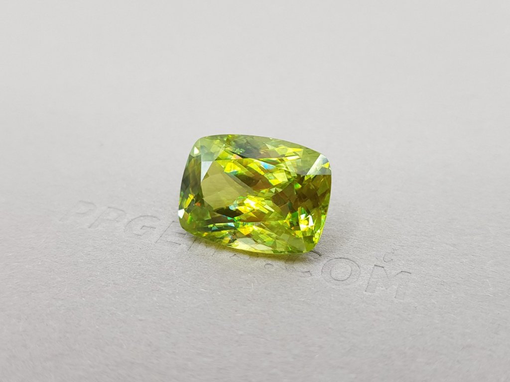 Yellow-green sphene 13.87 ct, Zimbabwe Image №3