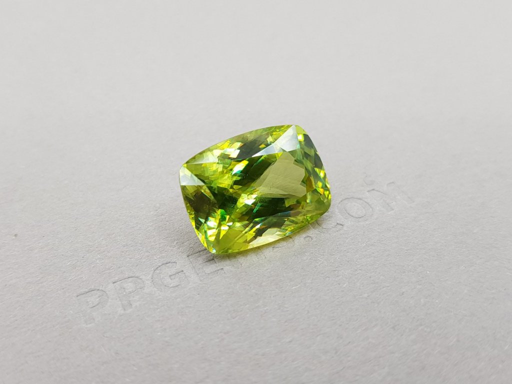 Yellow-green sphene 13.87 ct, Zimbabwe Image №4