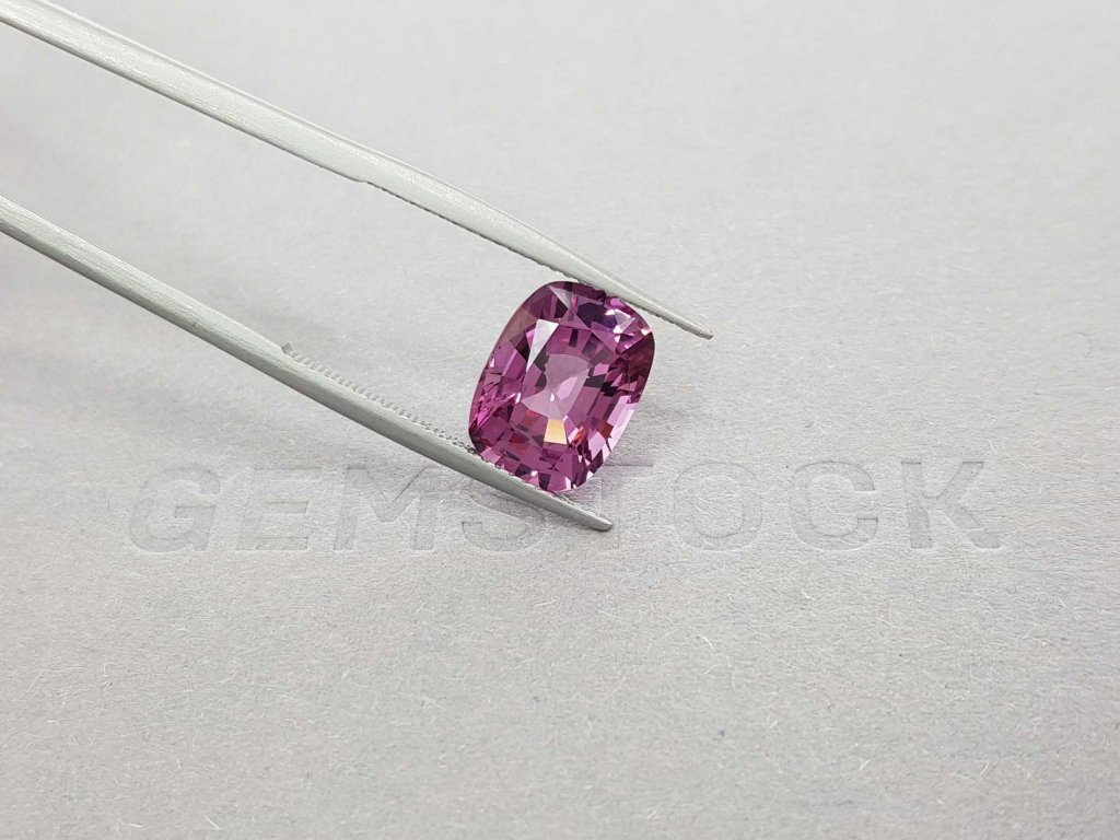 Cushion cut purple spinel 5.00 ct, Sri Lanka, GIL Image №2