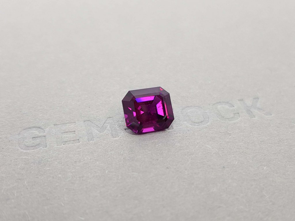 Rare octagon cut umbalite garnet 4.08 ct, Malawi Image №2