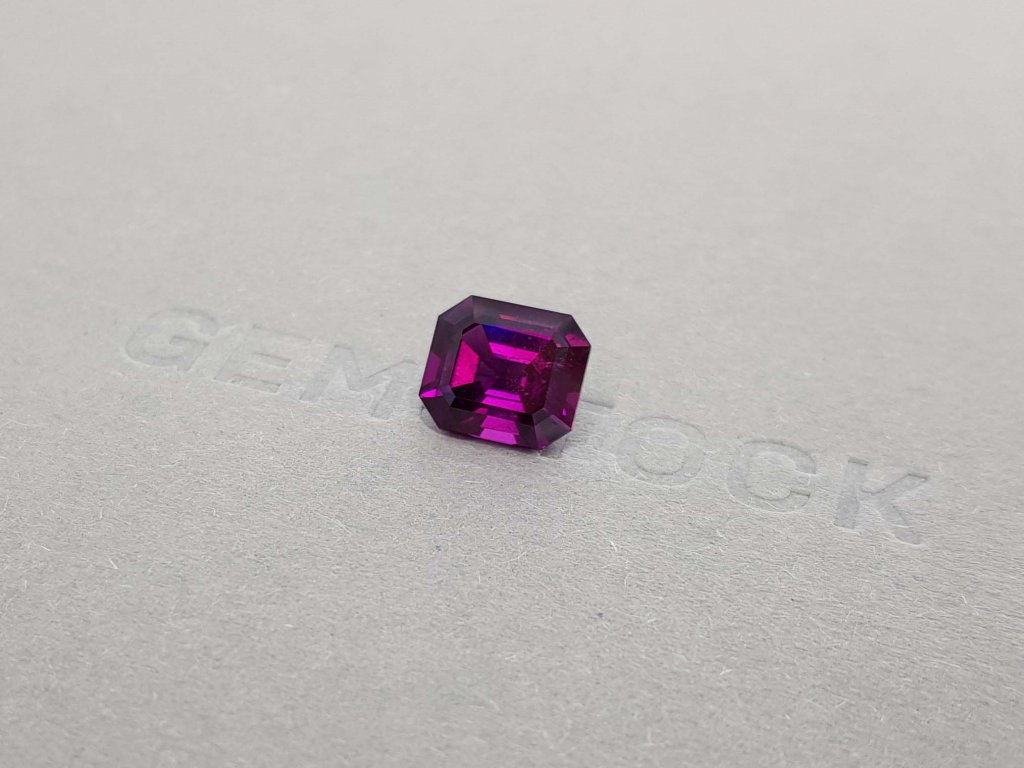 Rare octagon cut umbalite garnet 4.08 ct, Malawi Image №3