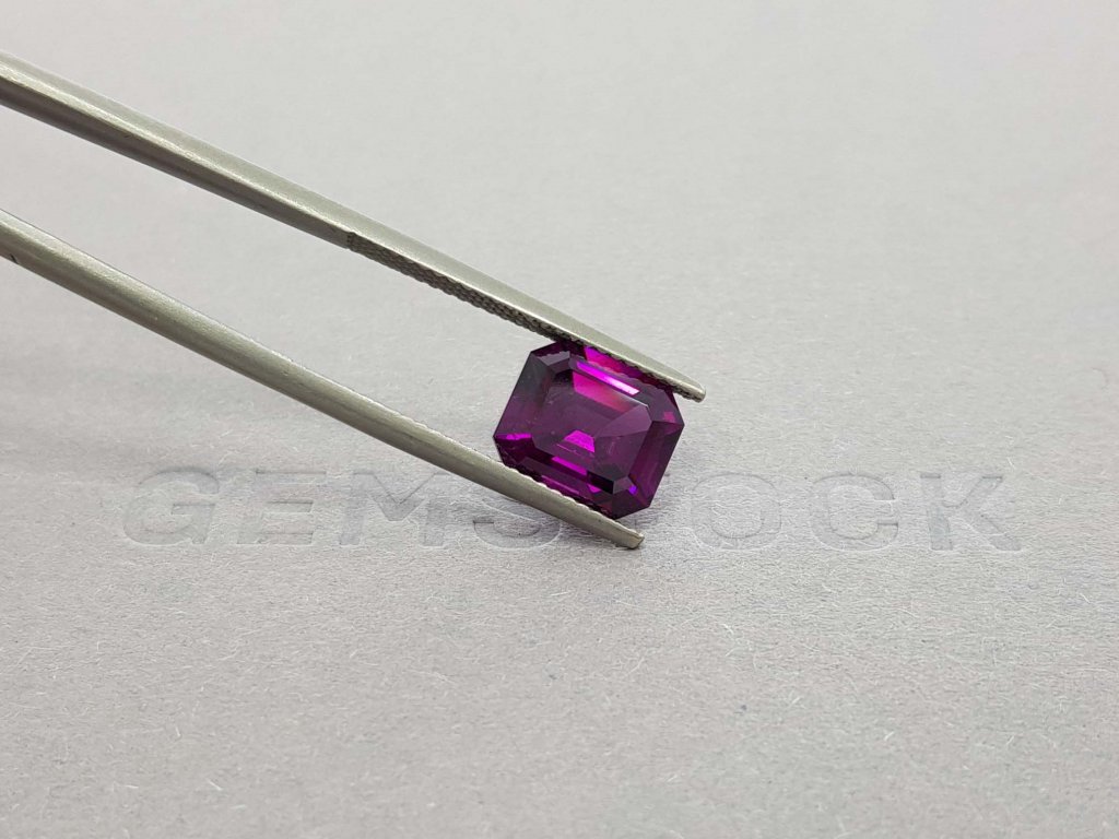 Rare octagon cut umbalite garnet 4.08 ct, Malawi Image №4