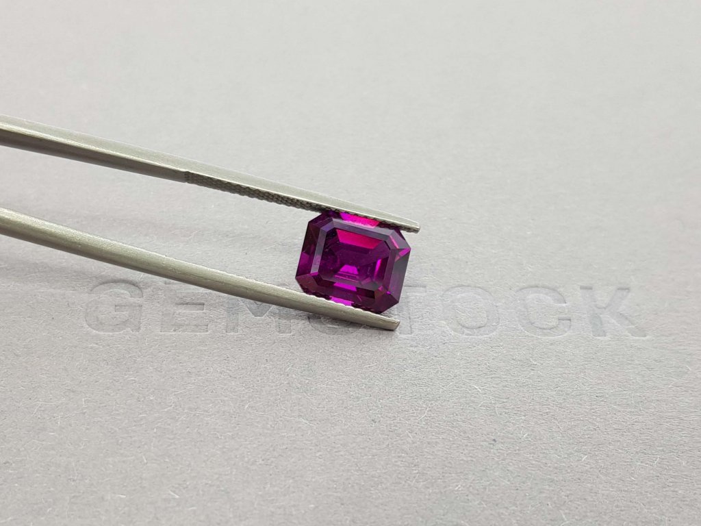 Rare octagon cut umbalite garnet 4.08 ct, Malawi Image №5
