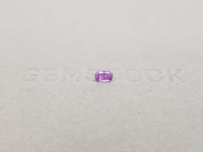 Cushion-cut purple sapphire 0.47 ct photo