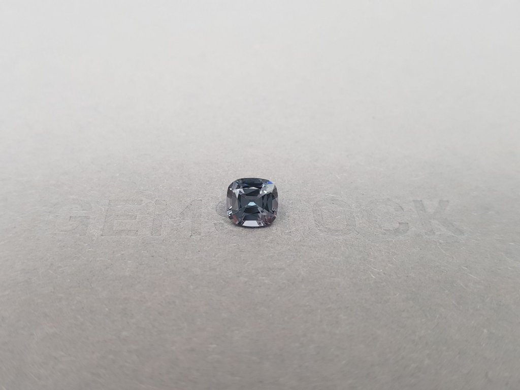 Cushion cut gray spinel 1.11 ct, Burma Image №2