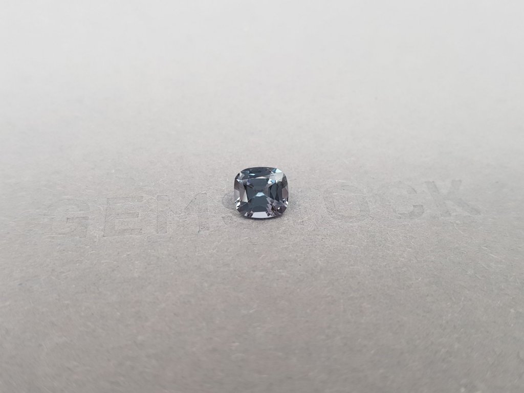 Cushion cut gray spinel 1.11 ct, Burma Image №3