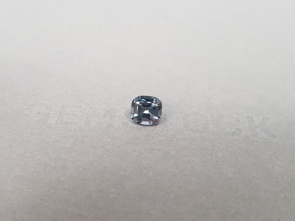 Cushion cut gray spinel 1.11 ct, Burma Image №4
