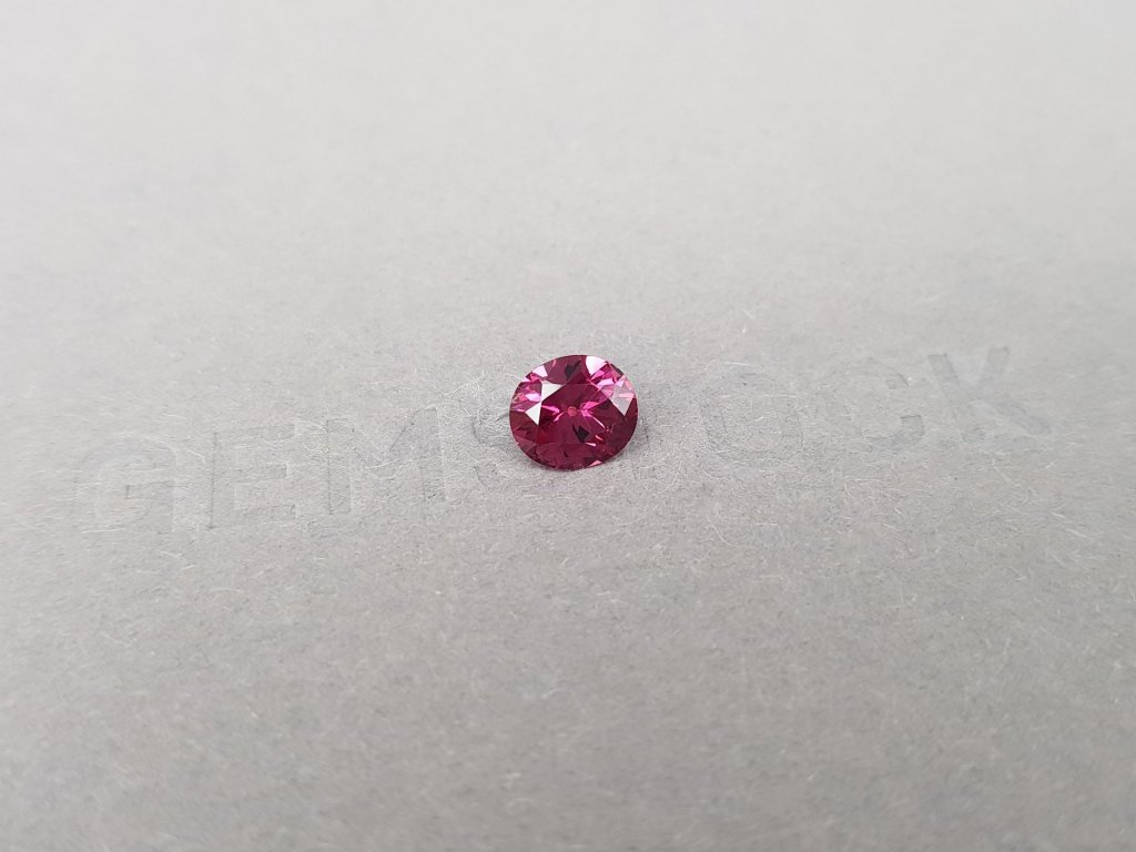 Vivid pink oval cut umbalite garnet 0.99 ct, Tanzania Image №3