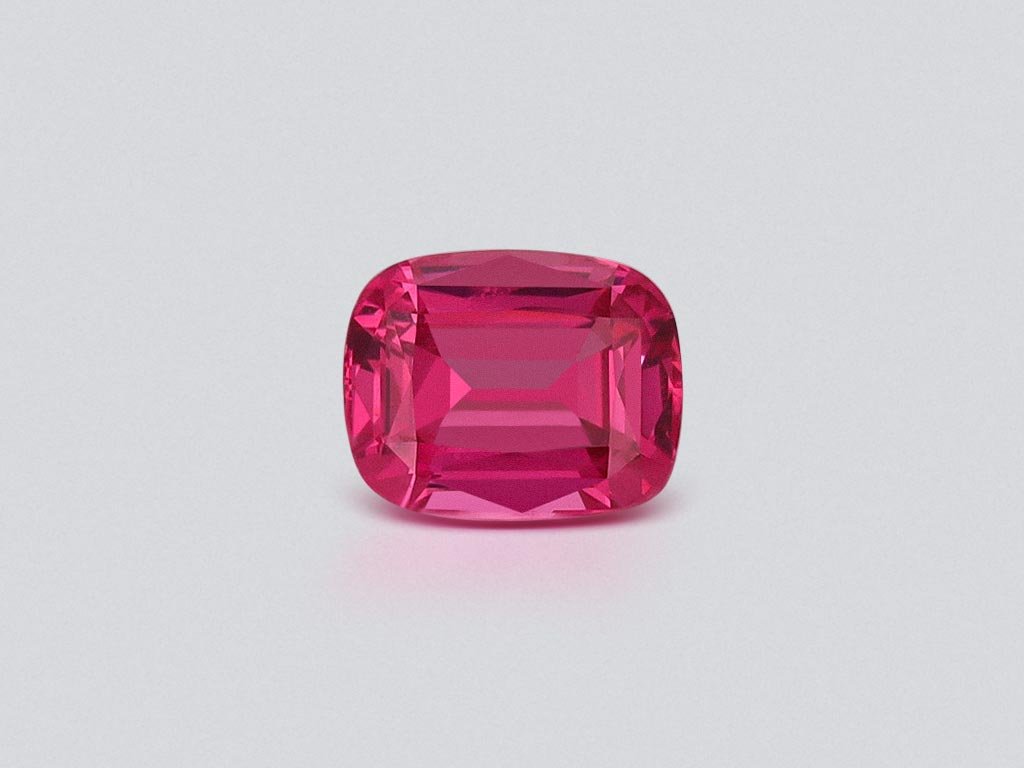 Vivid pink Mahenge spinel in cushion cut  2.07 carats, Tanzania Image №1