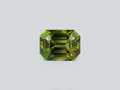 Green sapphire octagon cut 5.55 carats, Sri Lanka photo