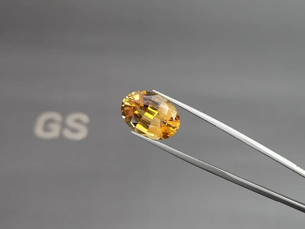 Set citrine high precision oval cut 29.05 carats, Africa Image №3