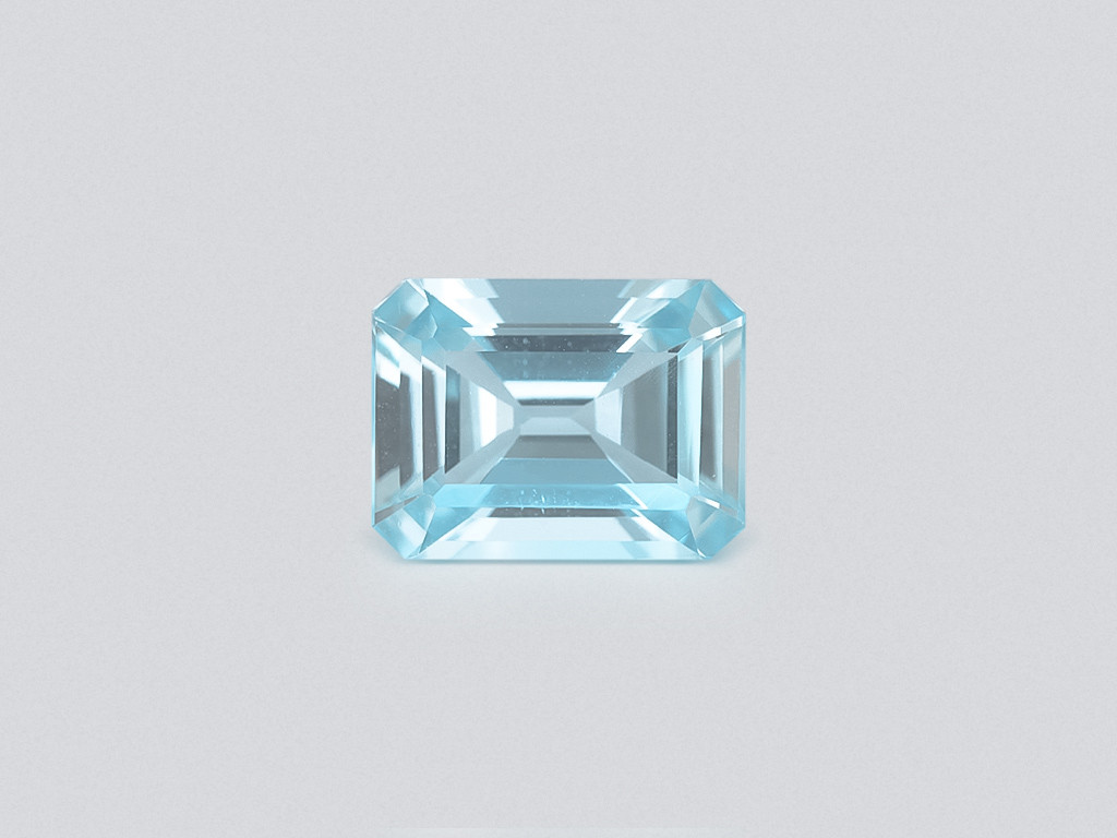 Aquamarine octagon cut 11.01 carats, Madagascar  Image №1
