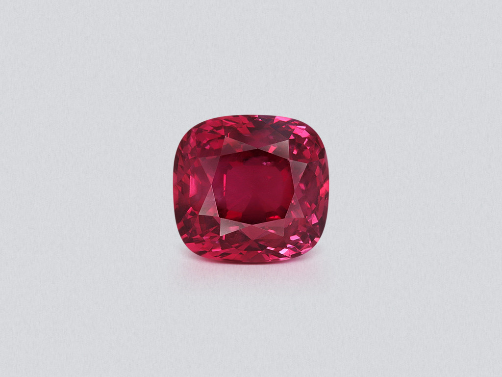 Ruby Pigeon Blood cushion cut  2.67 carats, Mozambique Image №1