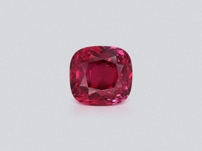Ruby Pigeon Blood cushion cut  2.67 carats, Mozambique photo