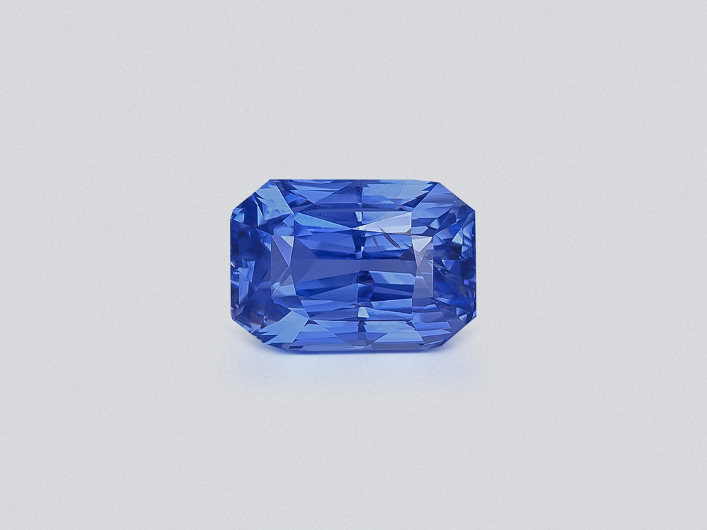 Unheated Intense Blue sapphire in radiant cut 8.05 carats  Sri Lanka Image №1