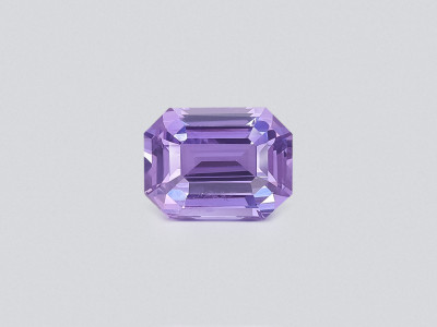 Unheated lavender sapphire octagon cut 2.04 carats, Sri Lanka photo