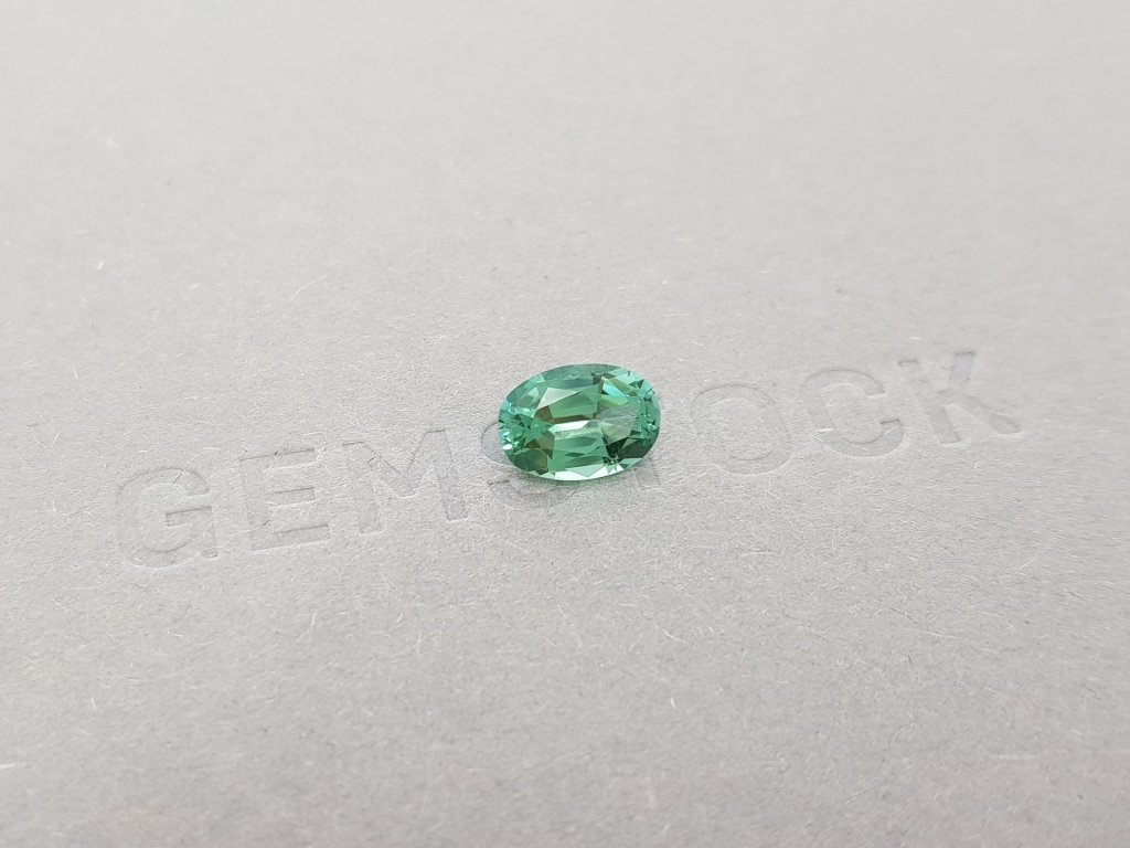 Mint green tourmaline 1.55 ct, Afghanistan Image №2