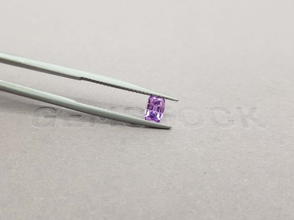 Unheated purple cushion cut sapphire 0.56 ct Image №4