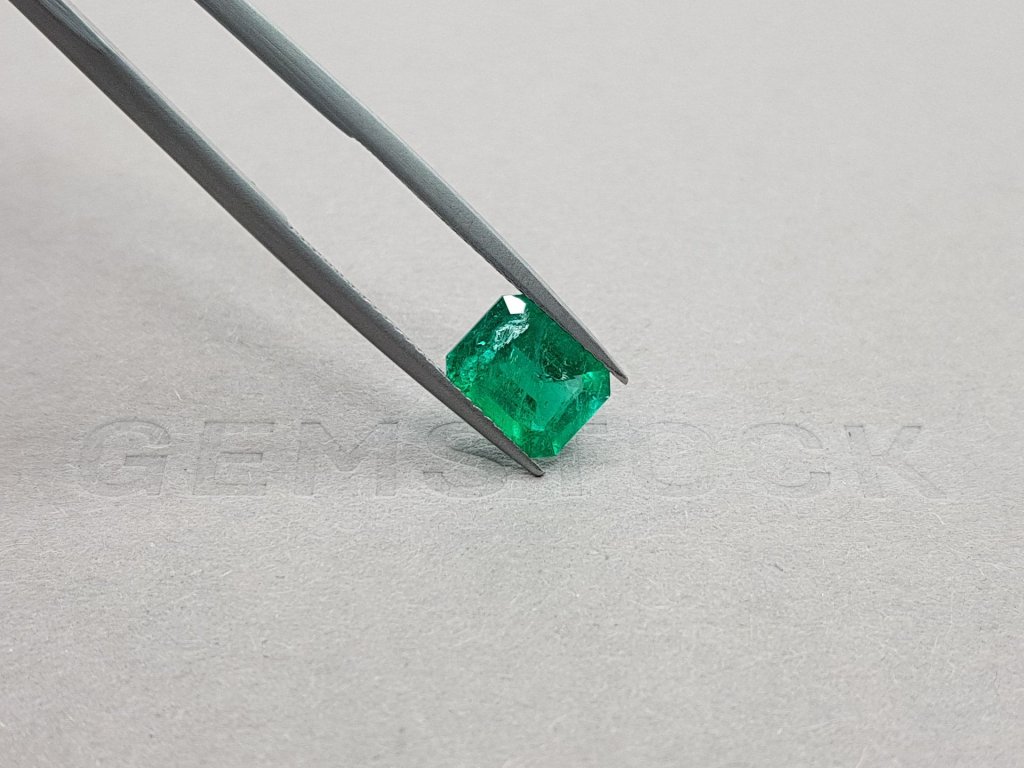 Intense Colombian Vivid Green emerald octagon cut 1.66 ct Image №5