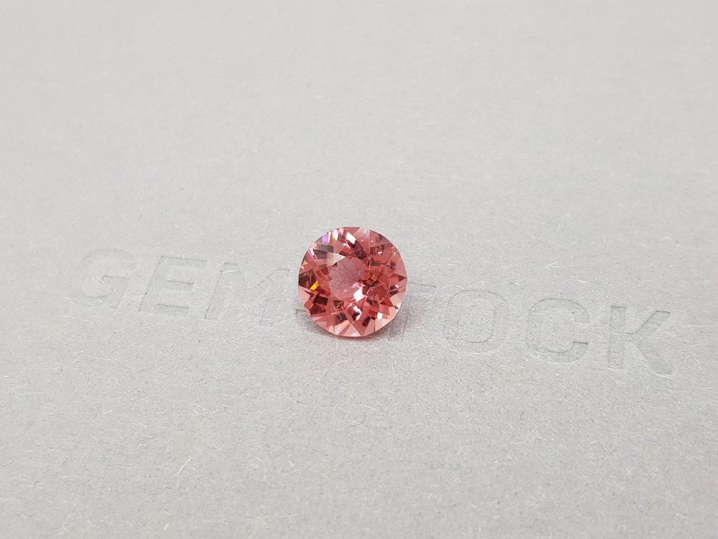 Round vivd pink tourmaline 2.13 ct, Afghanistan Image №4
