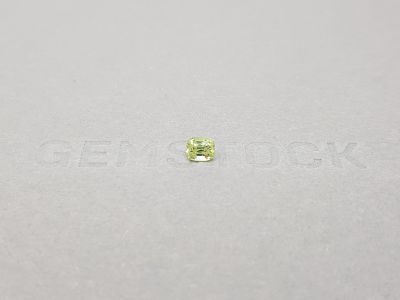 Tsavorite garnet 0.38 ct cushion cut, Africa photo