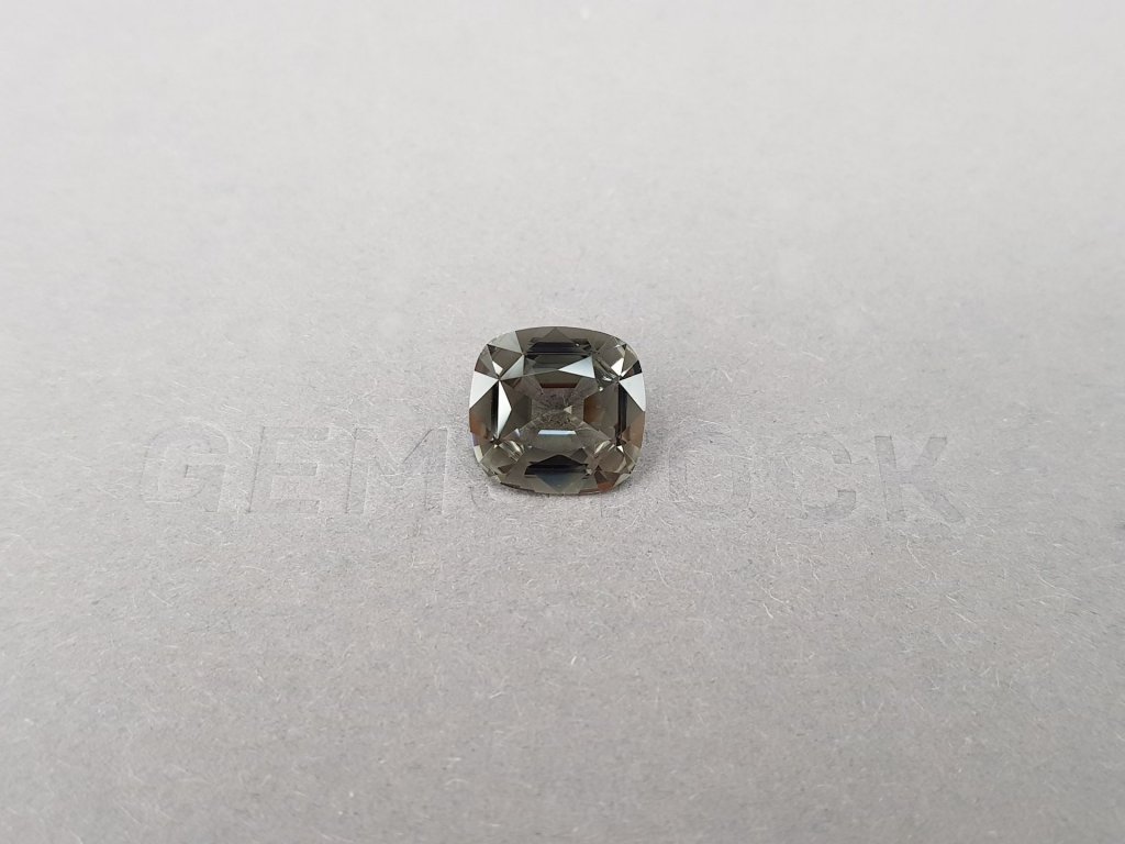 Unique gray cushion-cut tourmaline 3.84 ct from Nigeria Image №1