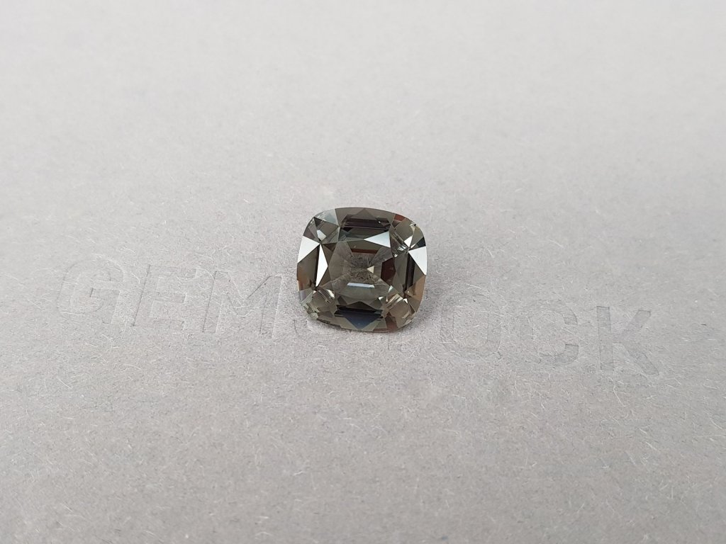 Unique gray cushion-cut tourmaline 3.84 ct from Nigeria Image №3