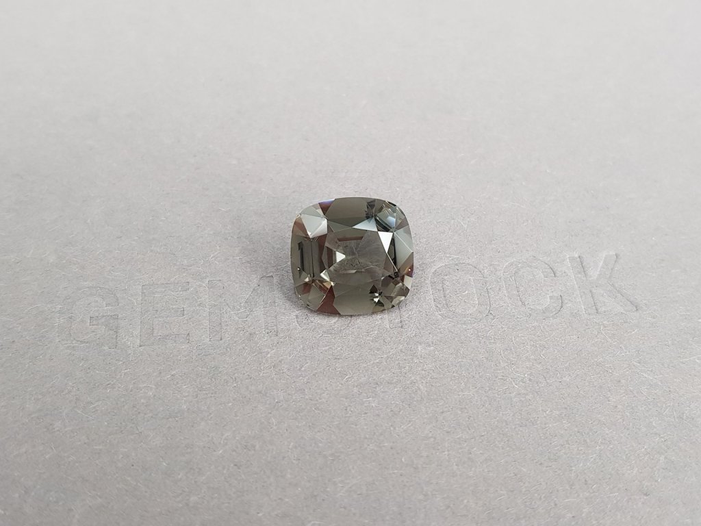 Unique gray cushion-cut tourmaline 3.84 ct from Nigeria Image №2