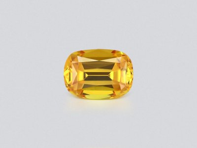 Unheated cushion cut Golden yellow sapphire 1.08 carat, Madagascar photo