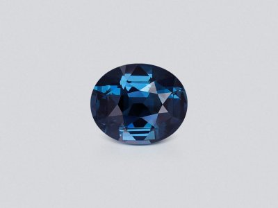 Cobalt blue spinel in oval cut 6.04 carats, Tanzania photo