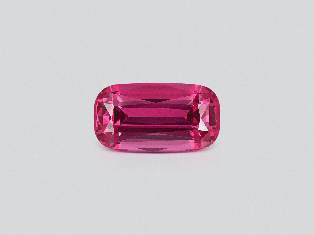 Vivid pink Mahenge spinel in cushion cut 2.92 carats, Tanzania Image №1