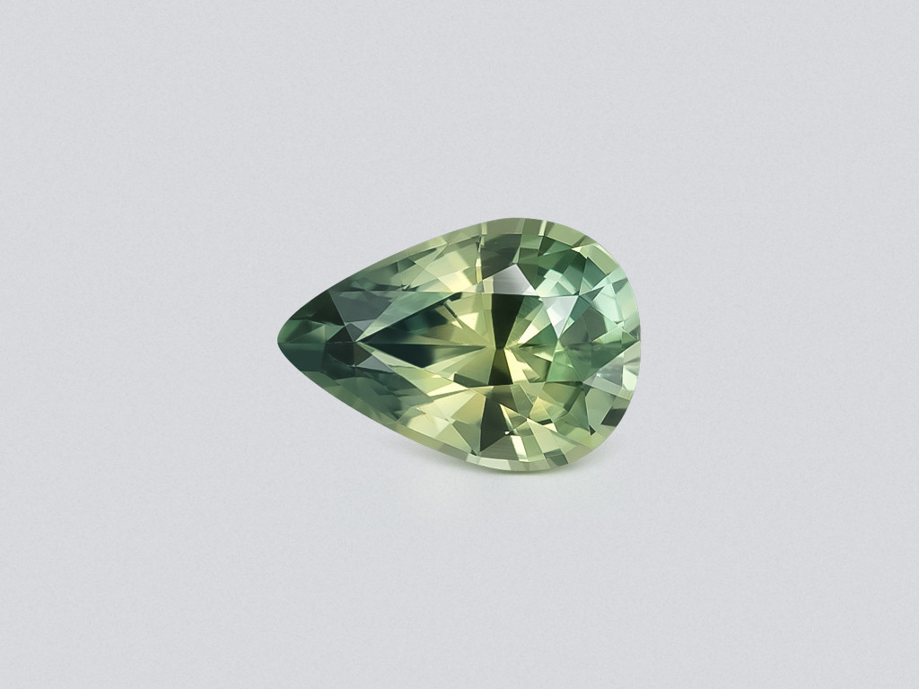 Unheated sapphire Teal pear cut 1.18 carats, Sri Lanka Image №1