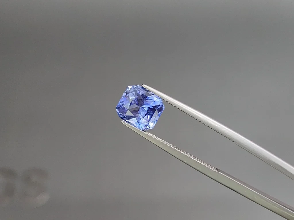 Blue sapphire radiant cut 3.36 carats, Sri Lanka Image №3
