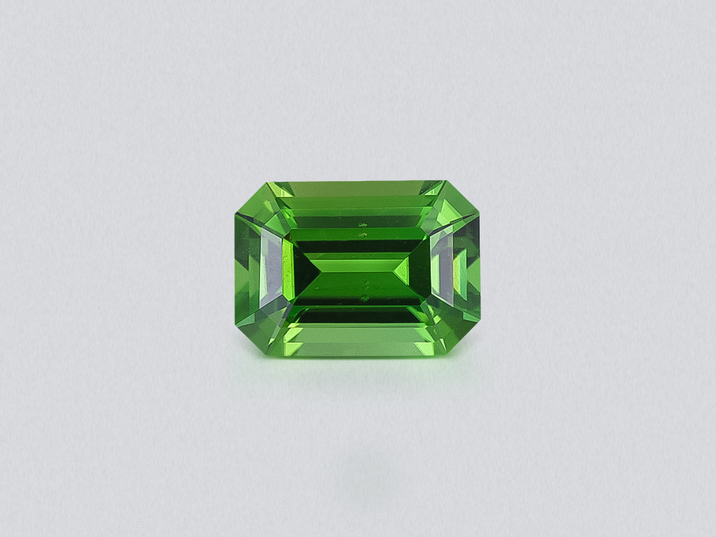 Tourmaline Vivid Green octagon cut 2.01 carats, Tanzania Image №1