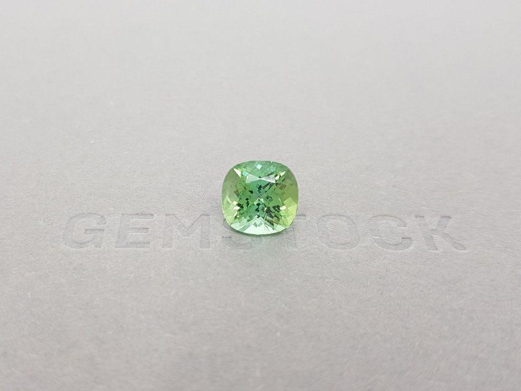 Bright bluish green tourmaline 3.85 ct, Afghanistan Image №1