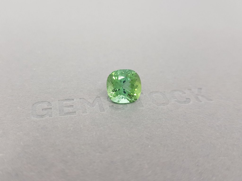 Bright bluish green tourmaline 3.85 ct, Afghanistan Image №3