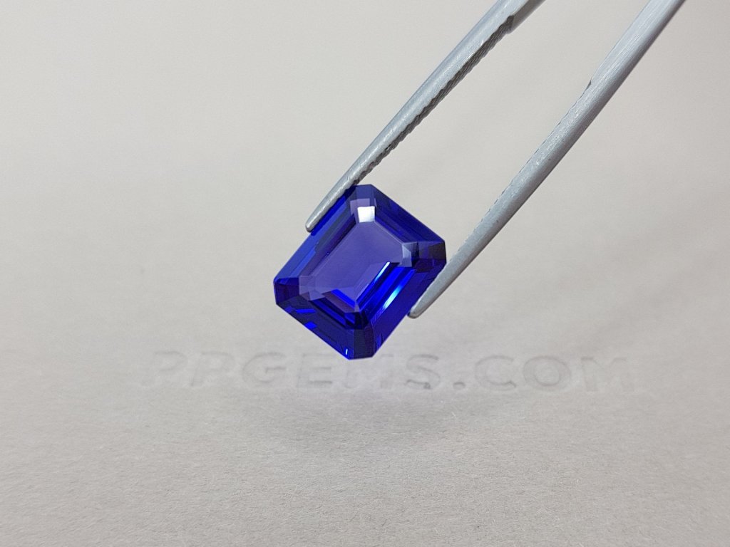 Natural octagon cut tanzanite 3.81 ct, GRS Image №4
