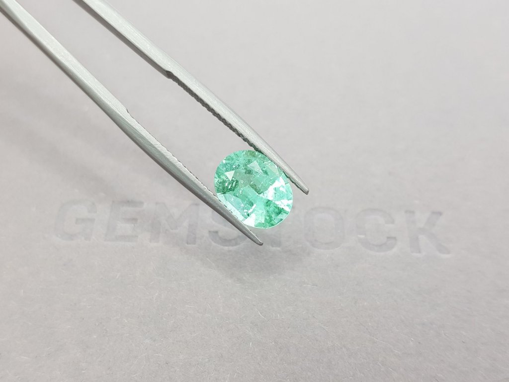 Bluish green Paraiba tourmaline 2.16 ct, Mozambique Image №4