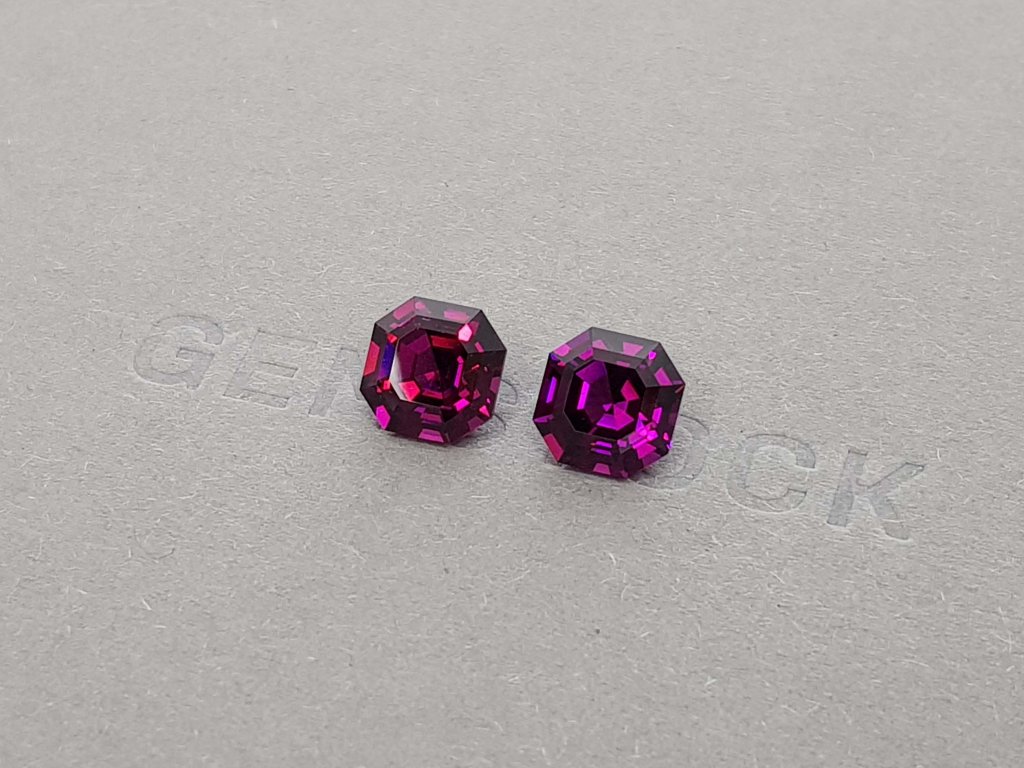 Pair of octagon cut umbalites 7.10 ct, Malawi Image №2