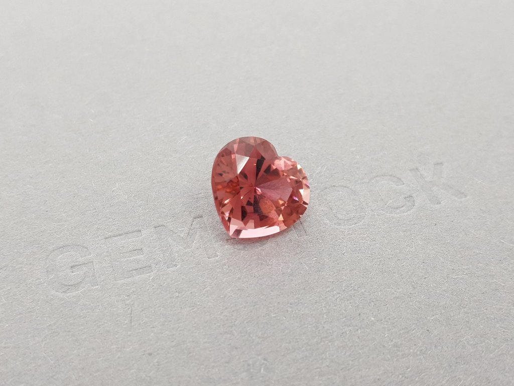 Intense pink heart cut tourmaline 6.13 ct Image №3