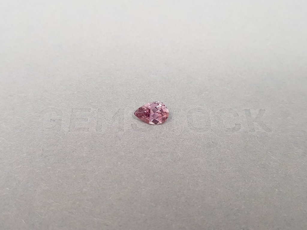 Unheated pear cut Padparadscha sapphire 0.94 ct, Madagascar Image №1