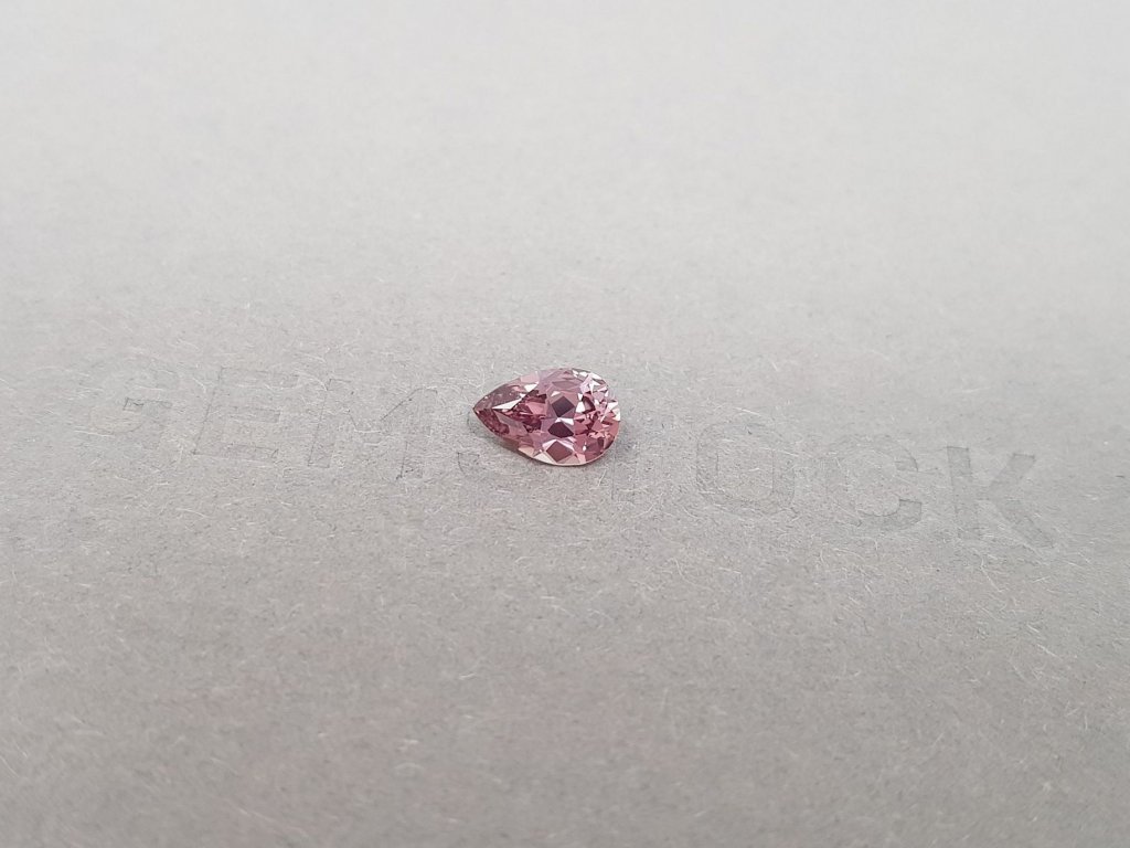 Unheated pear cut Padparadscha sapphire 0.94 ct, Madagascar Image №3