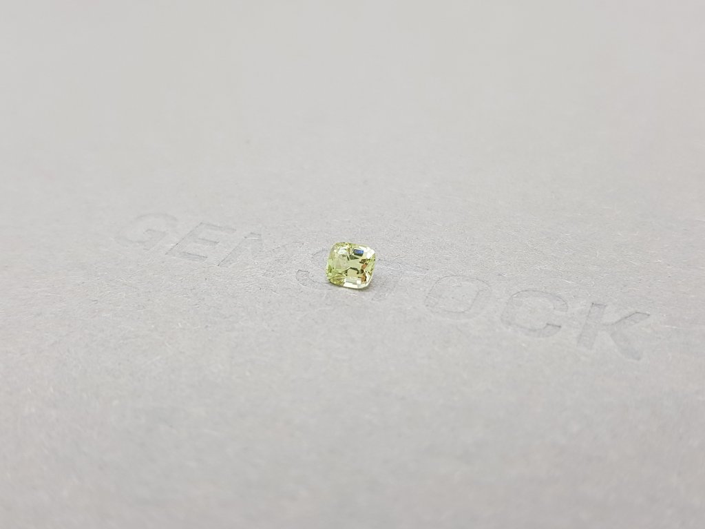 Cushion cut light green tsavorite 0.40 ct Image №4