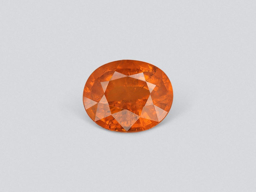 Large spessartine garnet in oval cut 9.06 ct, Africa Image №1