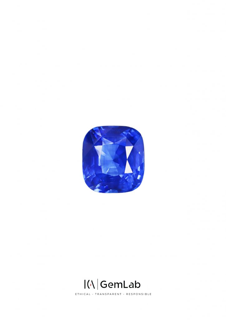 Unique Peacock Blue sapphire in cushion cut 15.18 carats, Sri Lanka Image №13